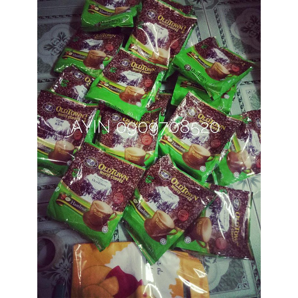Cà phê trắng Oldtown HAZELNUT Malaysia -  Gói lẻ uống thử | BigBuy360 - bigbuy360.vn