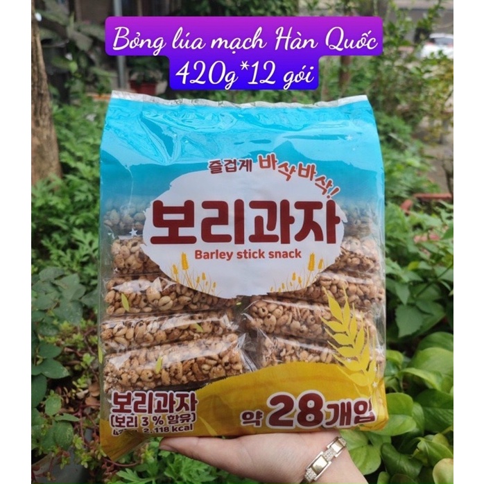 Bánh Bỏng Lúa Mạch Mật Ong Hàn Quốc gói 420gr