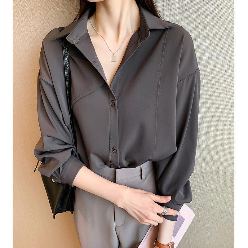 Áo Sơ Mi Dáng Rộng Thời Trang Pháp Sành Điệu