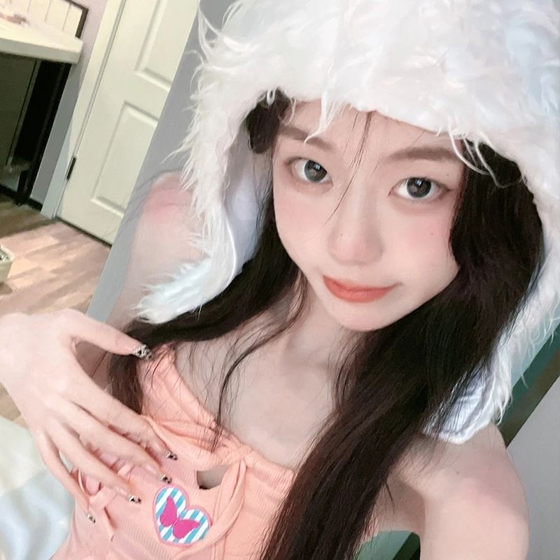 Mũ Tai Thỏ Nhồi Bông Dễ Thương Dùng Làm Đạo Cụ Chụp Ảnh Ouyang Nana