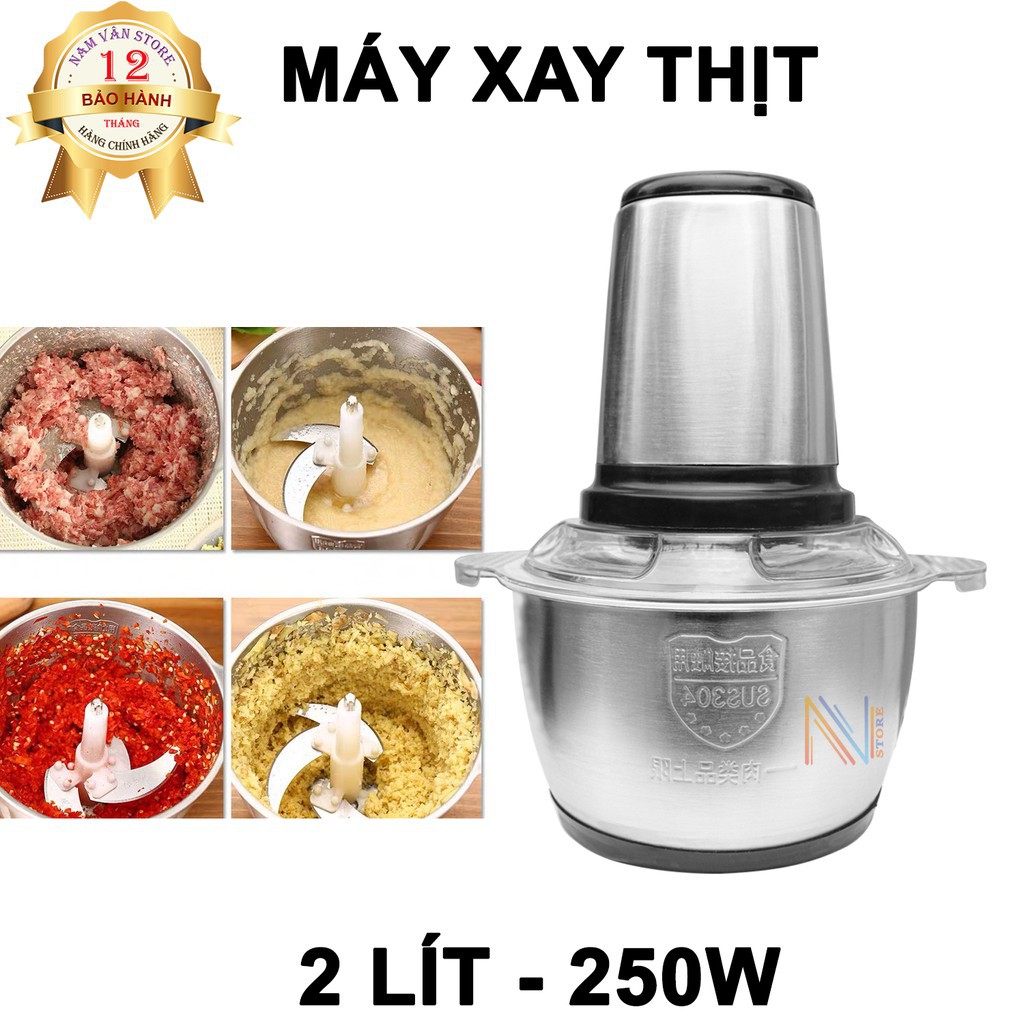 MÁY XAY THỊT ĐA NĂNG INOX 4 LƯỠI SIÊU BỀN [GIÁ HUỶ DIỆT]