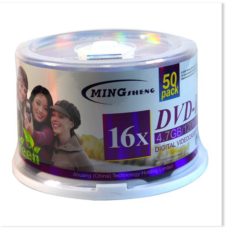 BỘ 50 ĐĨA TRẮNG DVD TRẮNG MINGSHENG 1 LỐC 50 ĐĨA HÀNG CHUẨN MẪU MỚI BÁN CHẠY