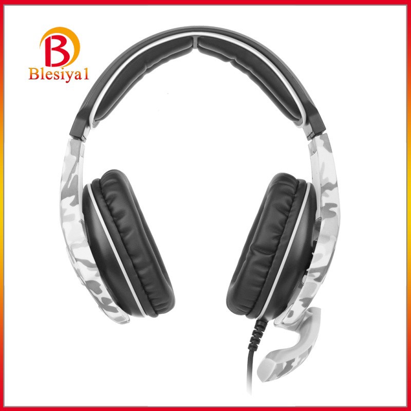 [BLESIYA1] Professional LED PC Gamer Headsets 3.5mm Wired Headphones with MIC Over Ear