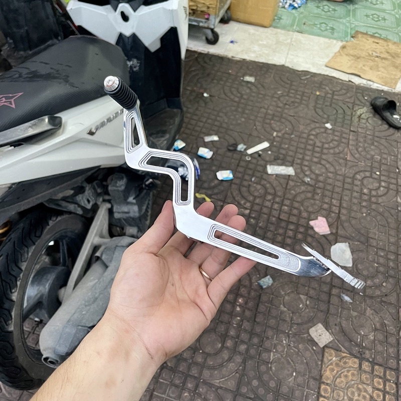 Cần số 2 chiều Salaya Wave, Dream, Future Led, Wave S inox 304 cao cấp thay thế cần số xe máy zin