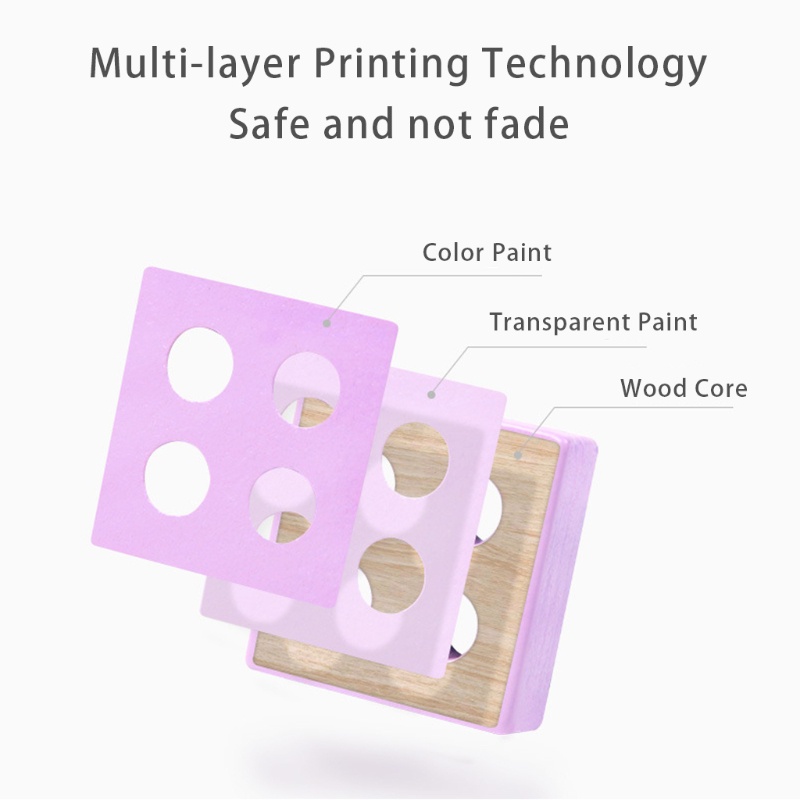 Đồ chơi xếp hình bằng gỗ độc đáo cho bé 1/2/3 tuổi