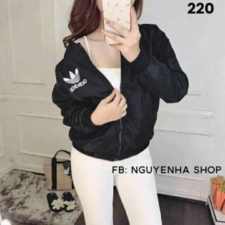 Áo khoác bomber da lộn