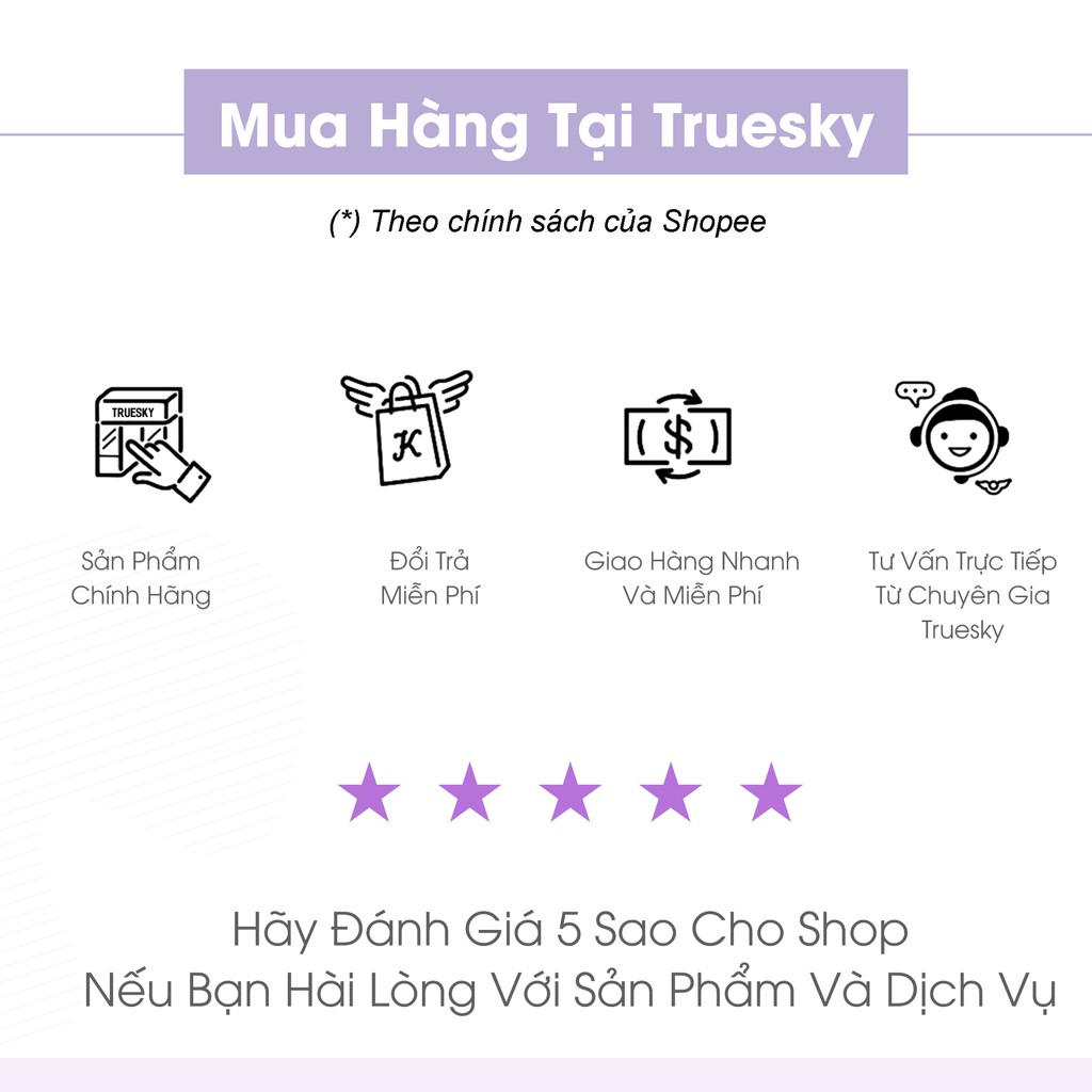 Kem dưỡng trắng da toàn thân hương hoa Lavender Truesky Whitening Body Lotion 100g