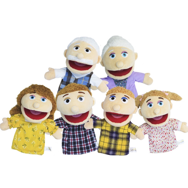 Con Rối Đeo Tay Nhồi Bông 30cm Đầy Đủ Miệng