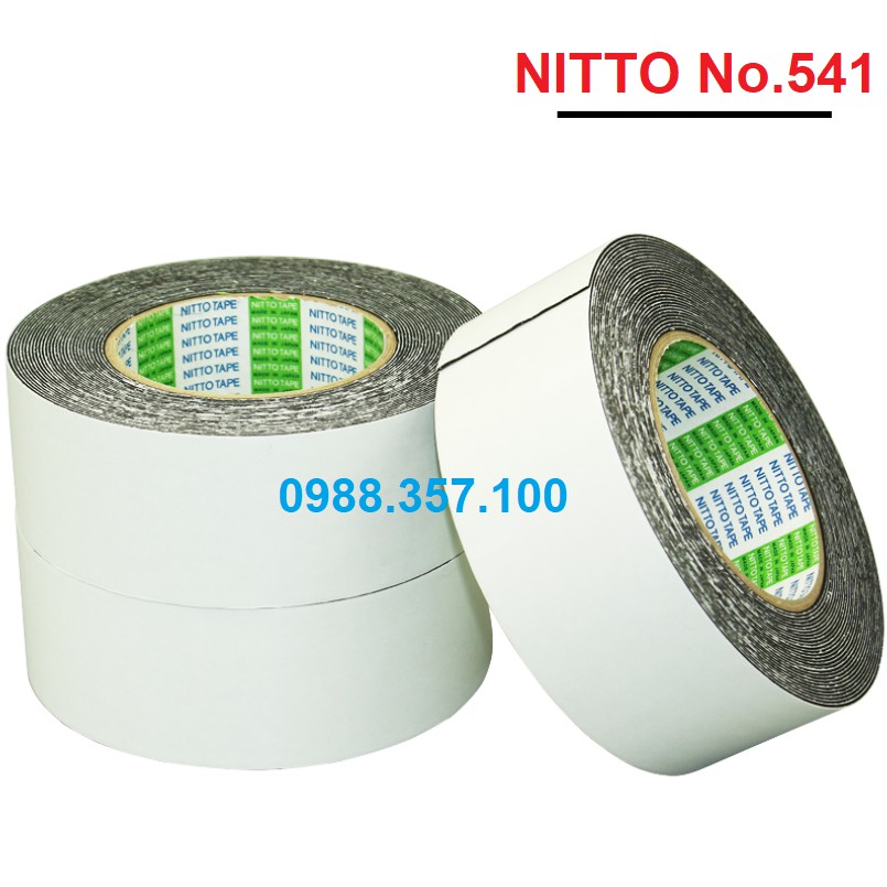 Băng dính hai mặt đen Nitto 541