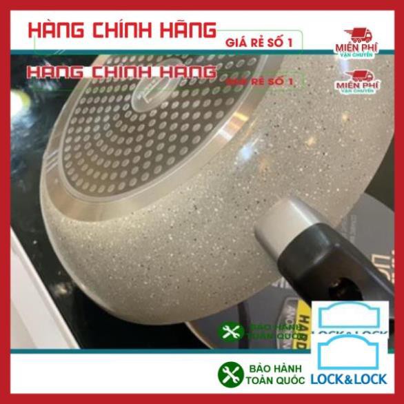 CHẢO ĐÁ LOCK&LOCK COOKPLUS HARD 6223-22CM, lòng chảo làm bằng chất teflon cap cấp