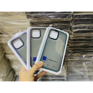 Ốp lưng Iphone 12 - Pro - Pro Max nhám chống vân tay chống sốc Rock