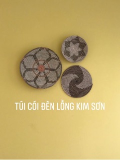 Đĩa cói treo tường
