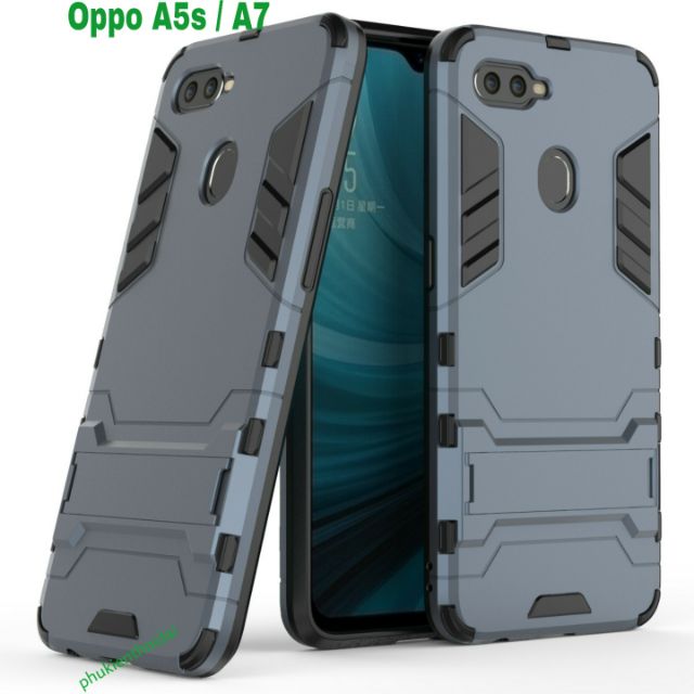 Ốp lưng Oppo A5s / Oppo A7 / A12 chống sốc Iron Man cao cấp thời trang