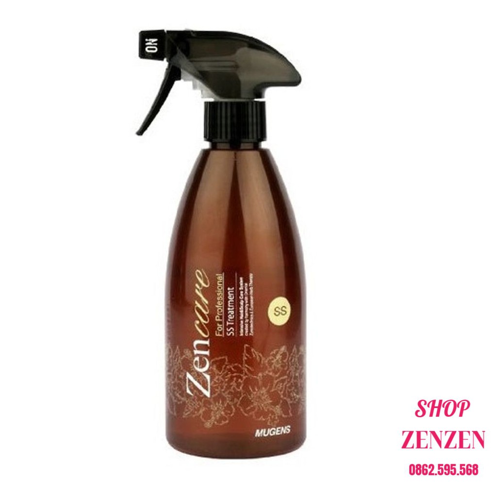 Hấp nguội tinh dầu thảo dược phục hồi tóc hư chuyên sâu Zen Care SS Treatment 500ml