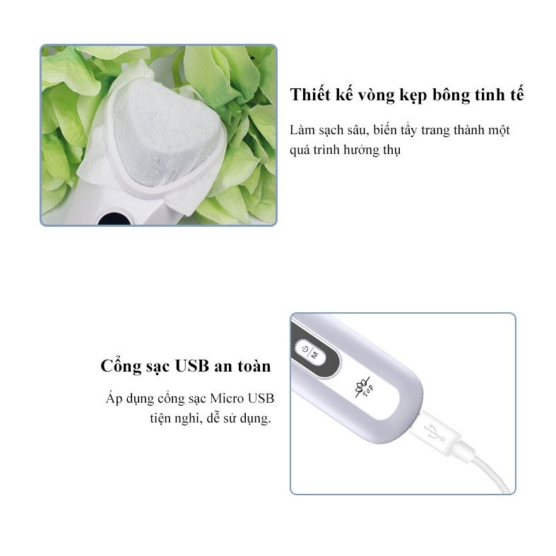 Máy đẩy tinh chất Hailicare HEXAL - Máy đẩy tinh chất ion giúp dưỡng chất thẩm thấu sâu, làm đẹp hiệu quả