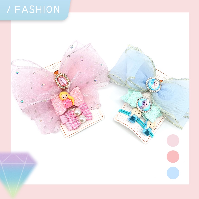 Kẹp Tóc Đính Kim Sa Dễ Thương Cho Bé Gái