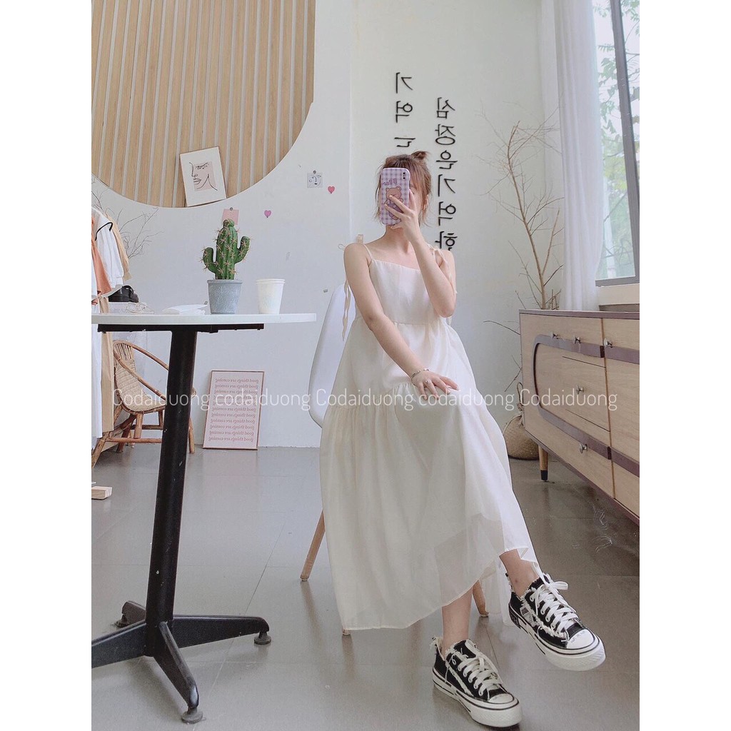 [RẺ VÔ ĐỊCH] Váy 2 Dây Dáng Dài 3 Tầng Tiểu Thư Cực Xinh SS137 (Kèm Ảnh Thật Khách Chụp) | BigBuy360 - bigbuy360.vn