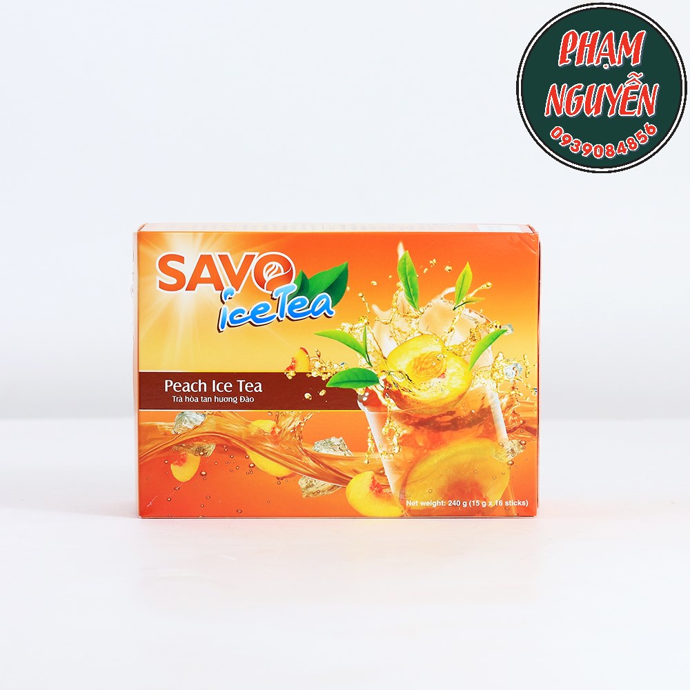 Trà Đào Hòa Tan SAVO