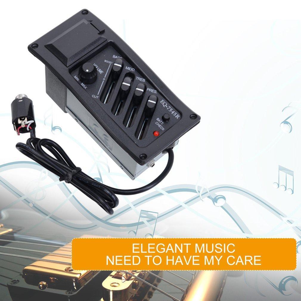 Bộ Khuếch Đại Âm Thanh 4 Band Eq 7545r Cho Đàn Guitar