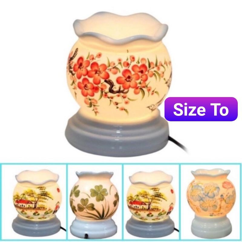 Đèn xông tinh dầu Bát Tràng