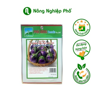 Hạt Giống Cà Pháo Tím Cao Sản PHÚ NÔNG Gói 0,5 Gram