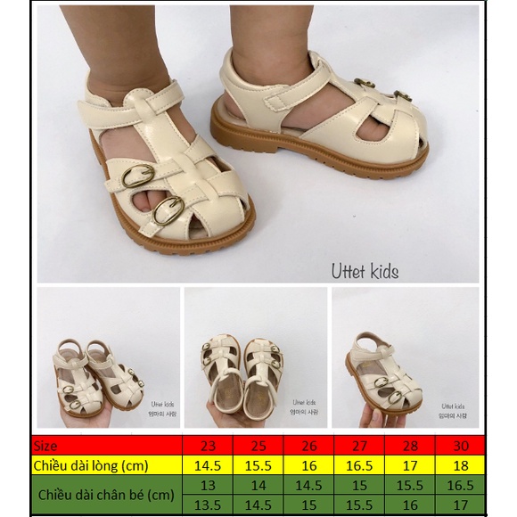 SANDAL STYLE HÀN DÀNH CHO BÉ GÁI VÀ BÉ TRAI 2202