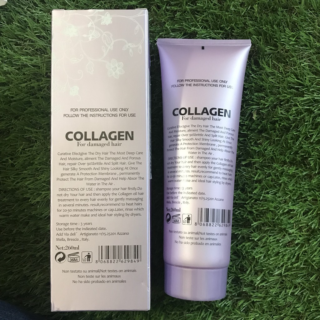 Dầu hấp phục hồi tóc hư tổn Collagen For damaged hair 260ml