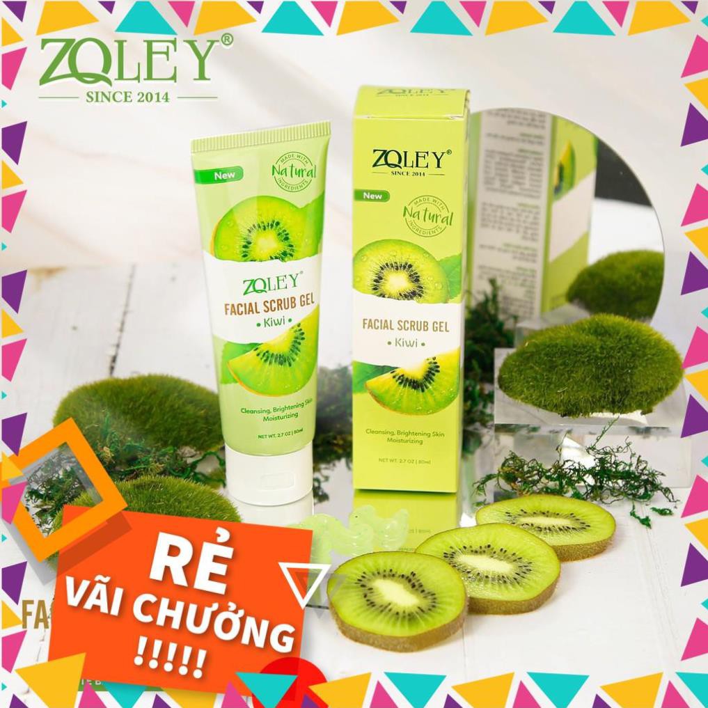 Zoley Kiwi Tẩy Tế Bào Chết Da Mặt - 80ml