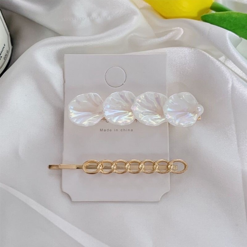 Sét kẹp hoa Lan Trắng 🌷