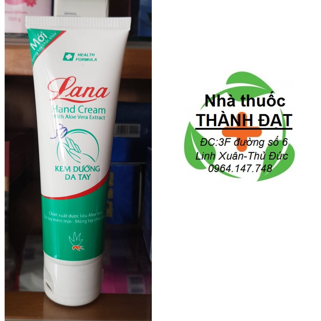 kem dưỡng da tay lana hand cream tube 80gr