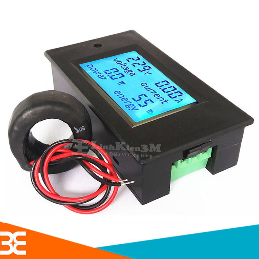Công Tơ Điện Tử 100A 6 thông số, Đo Công Suất, Điện Áp, Cường Độ Dòng Điện