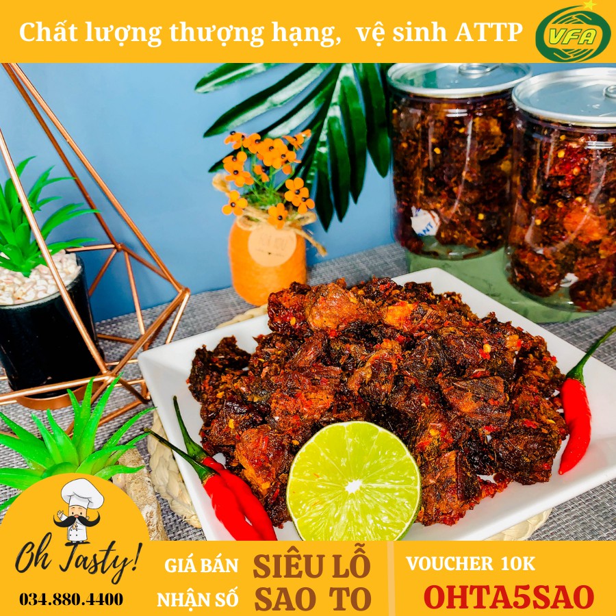 Hũ Khô Bò Viên Tasty Food 300G