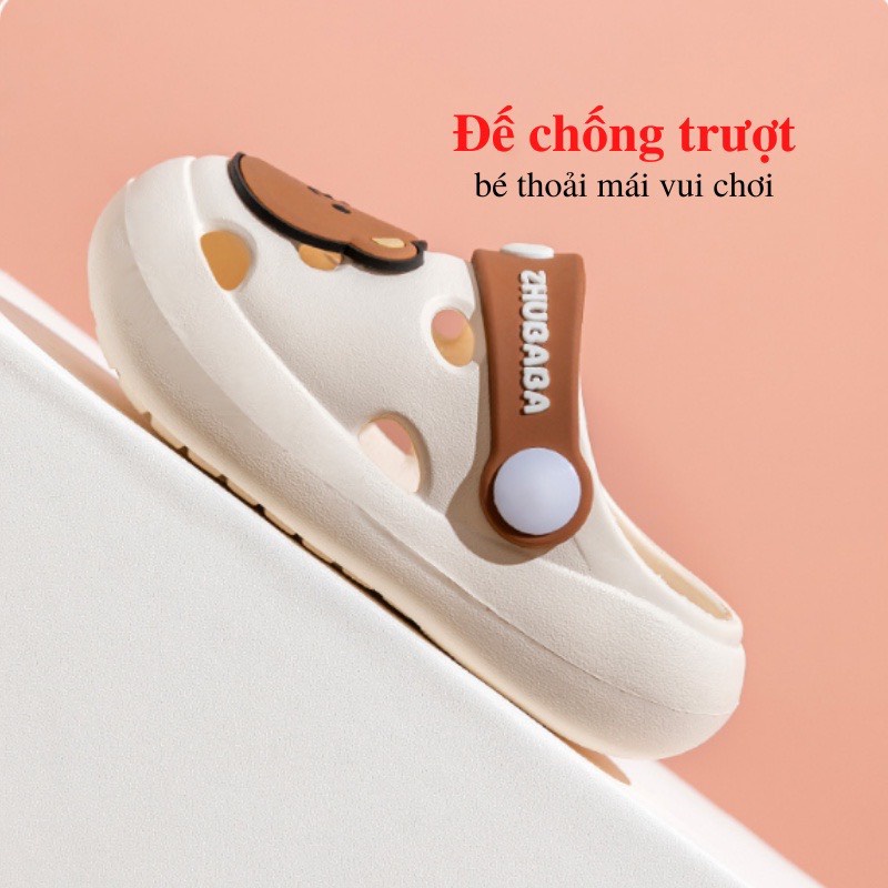 [RẺ VÔ ĐỊCH] Dép sục cross chống trượt trẻ em phong cách Hàn Quốc đáng yêu