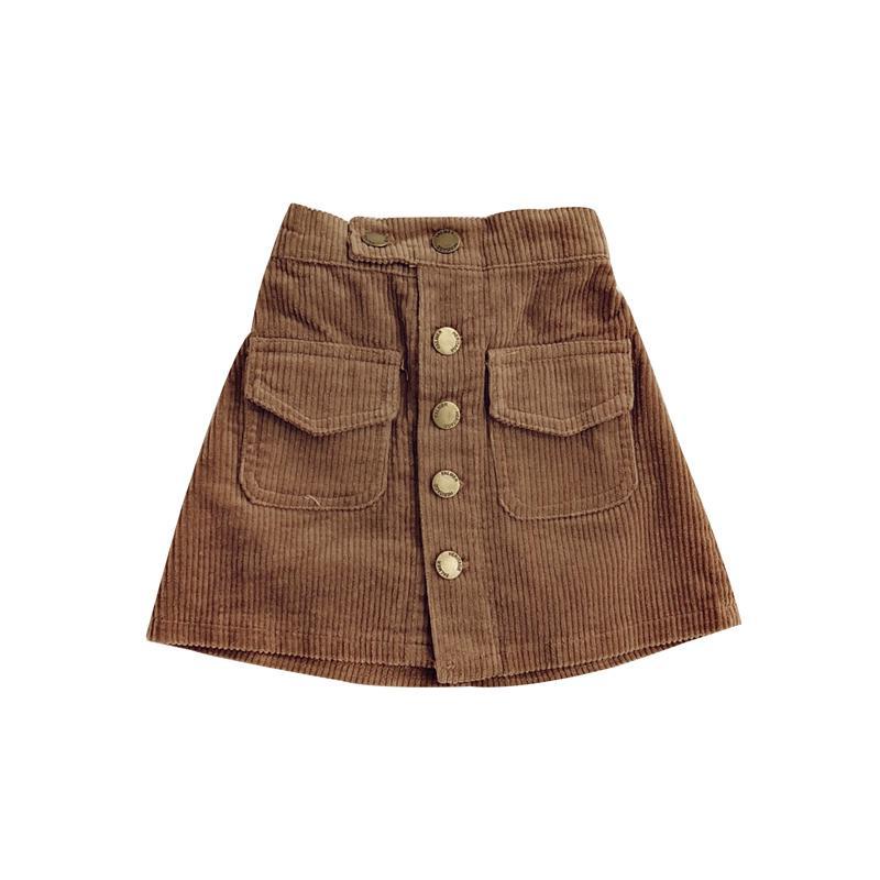 Chân VáY NgắN Chữ A Kẻ SọC ThờI Trang Cho Bé GáI