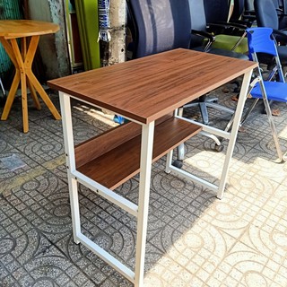 Bàn làm việc, bàn có kệ lửng BKL01T (full phụ kiện tuvit lục giác ốc vít)