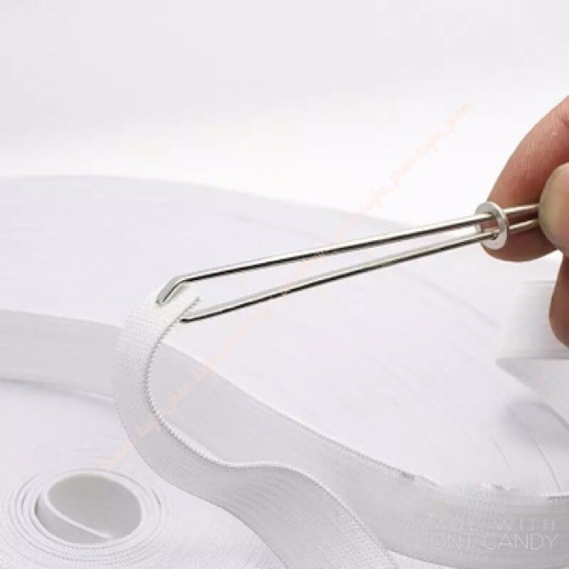 Dụng Cụ Thủ Công - Nhíp Luồn Dây, Sợi Hoặc Thun Bằng Hợp Kim Thép Dùng Trong May Vá Dài 8cm