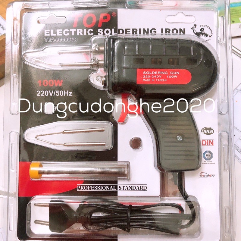 Mỏ Hàn Chì Dạng Súng 100W Top Chính Hãng