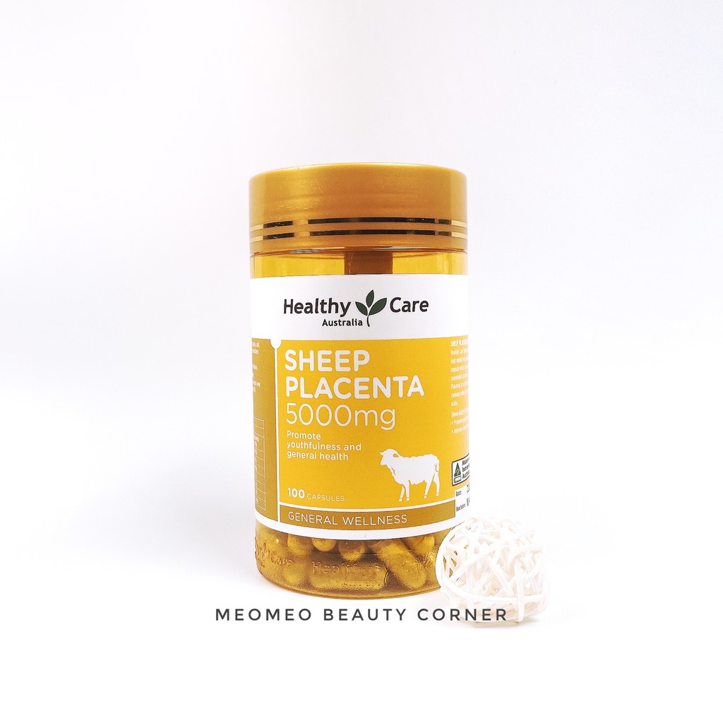 Viên uống nhau thai cừu Healthy care sheep Placenta 5000mg Úc