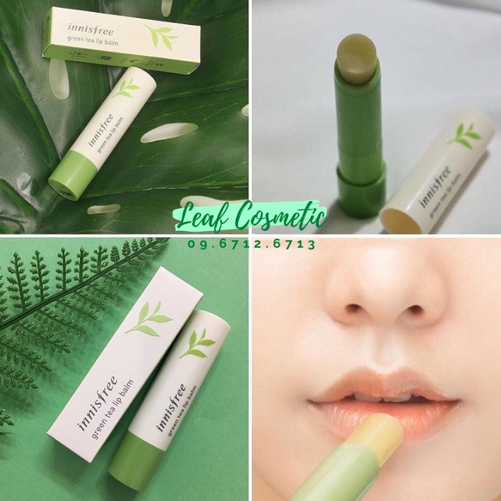 [ Chính Hãng ] Son Dưỡng Trà Xanh Innisfree Green Tea Lip Balm