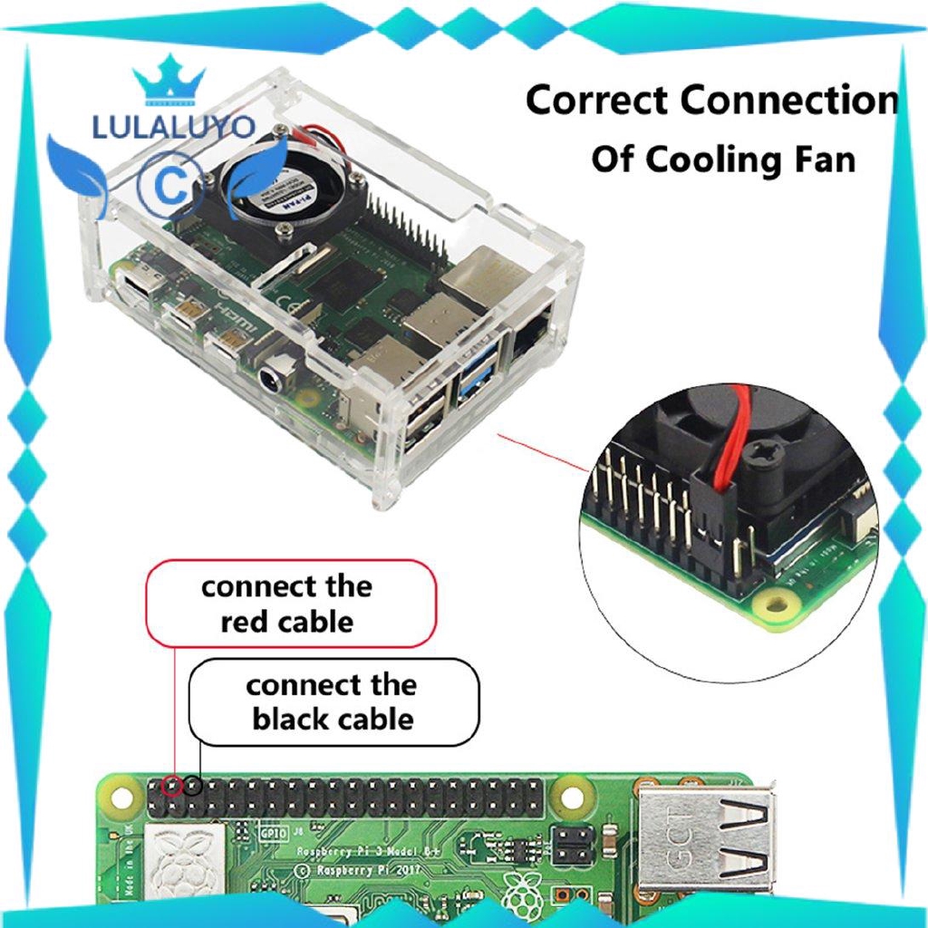 Vỏ Nhựa Abs Cho Raspberry Pi 4