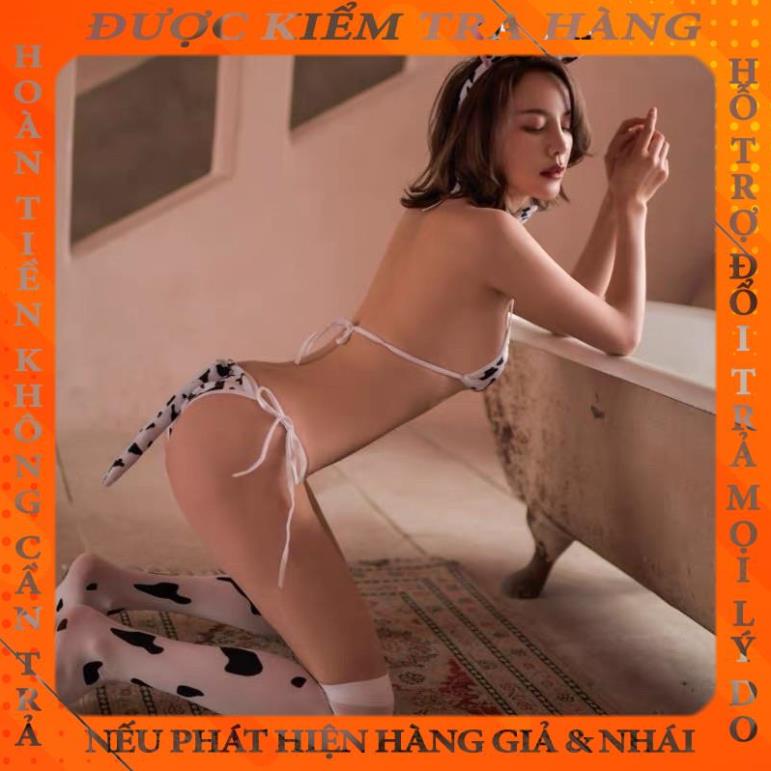 Cosplay Bò Sữa - Nàng Bò Sữa Quyến Rũ •ME1596 Nội Y 2 Mảnh Gợi Cảm • Đồ Lót Mặc Nhà Sexy  okhucli | BigBuy360 - bigbuy360.vn