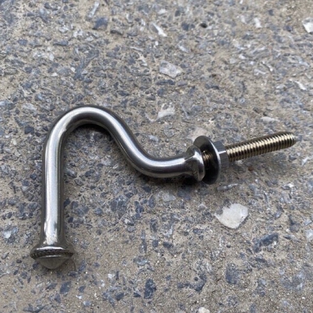 Móc Treo Đồ Xe hai bên không có khóa gạt Inox hoặc Titan 7 màu dành cho mọi loại xe