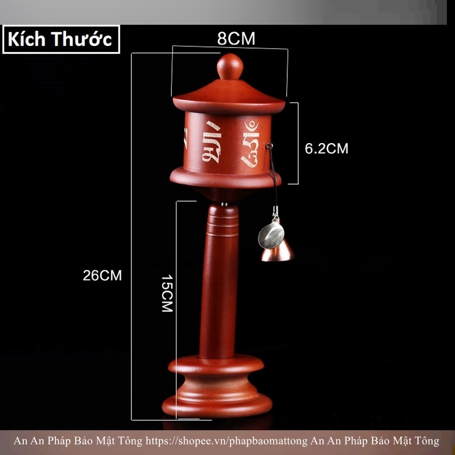 Kinh Luân Cầm Tay Bằng Gỗ Quý Nhẹ, Sang Trọng Và Đẳng Cấp