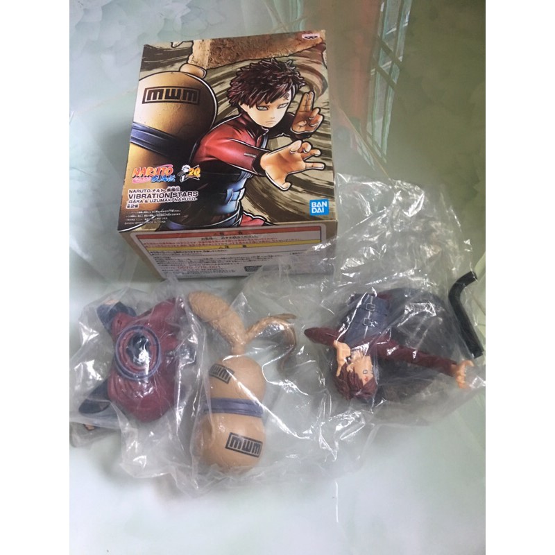 MÔ HÌNH VIBRATION STARS GARA UZUMAKI NARUTO FULL BOX TEM VÀNG