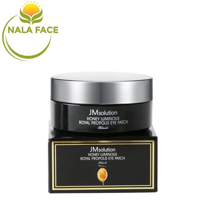 Mặt Nạ Mắt JMsolution Honey Luminous Royal Propolis Eye Patch Black 60 Miếng