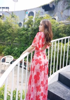 Đầm maxi hoa cao cấp xinh đẹp