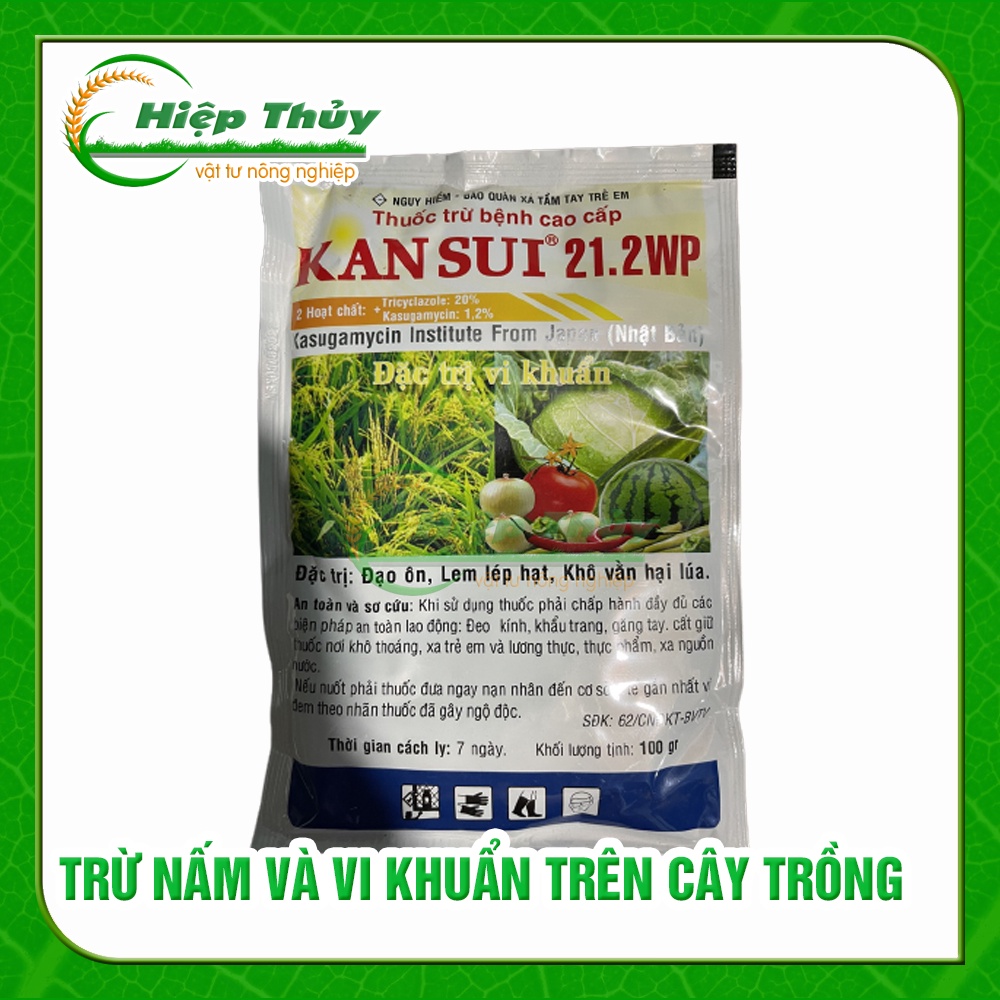 KANSUI 21.2WP 100g - Trừ Bệnh Nấm Và Vi Khuẩn Trên Cây Trồng