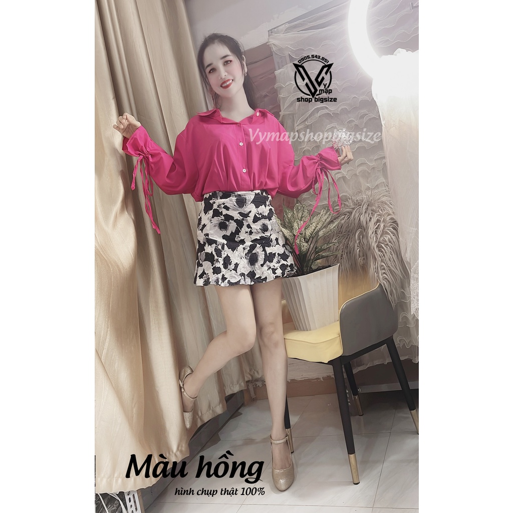 Áo cột nơ sau BIGSIZE nhiều màu siêu hack dáng