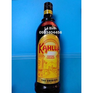 Kalua - hương dùng pha chế, làm bánh