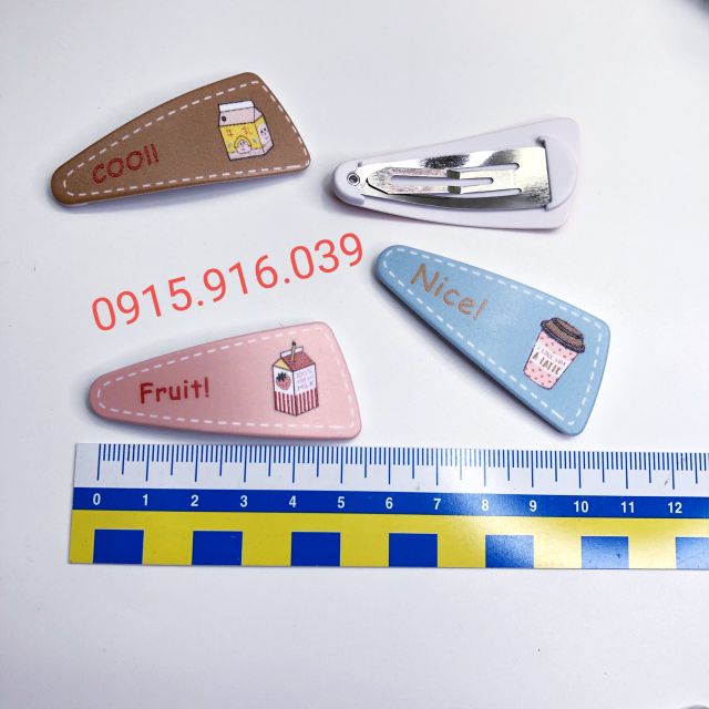 Set 3 kẹp tóc tam giác